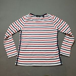 Scotch & Soda Striped Long Sleeve Top - Red, White, and Blue Nautical Sz 2